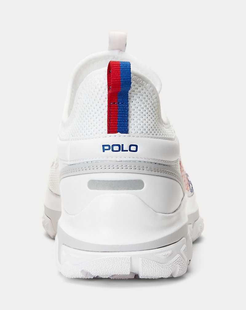 Tenis Ralph Lauren Adventure 300LT Hombre Blancos | AZUGIWX-56 - vista 3