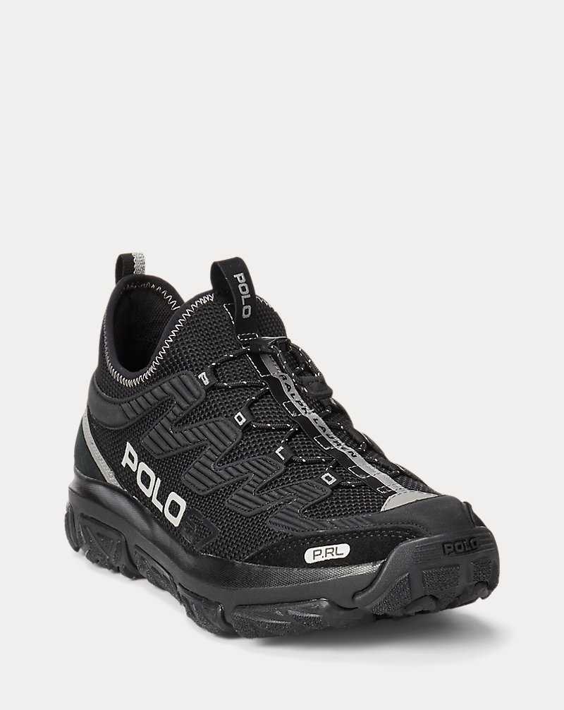 Tenis Ralph Lauren Adventure 300LT Hombre Black/Black | HZSQBUX-34 - vista 2