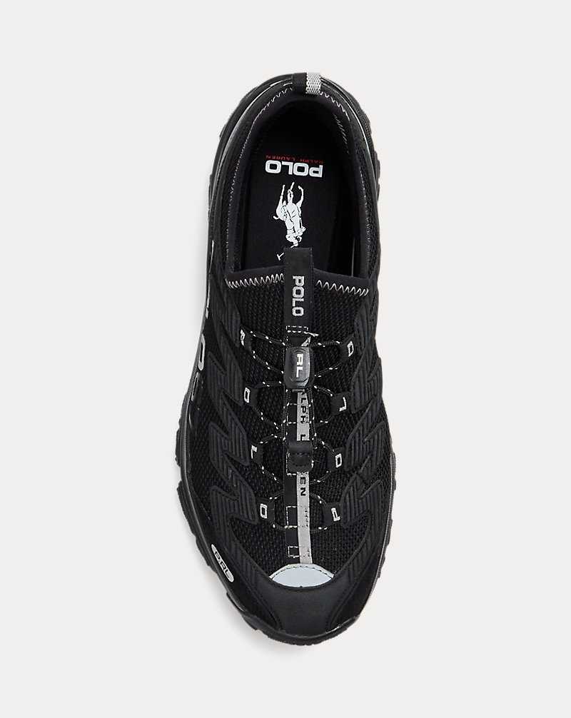 Tenis Ralph Lauren Adventure 300LT Hombre Black/Black | HZSQBUX-34 - vista 4