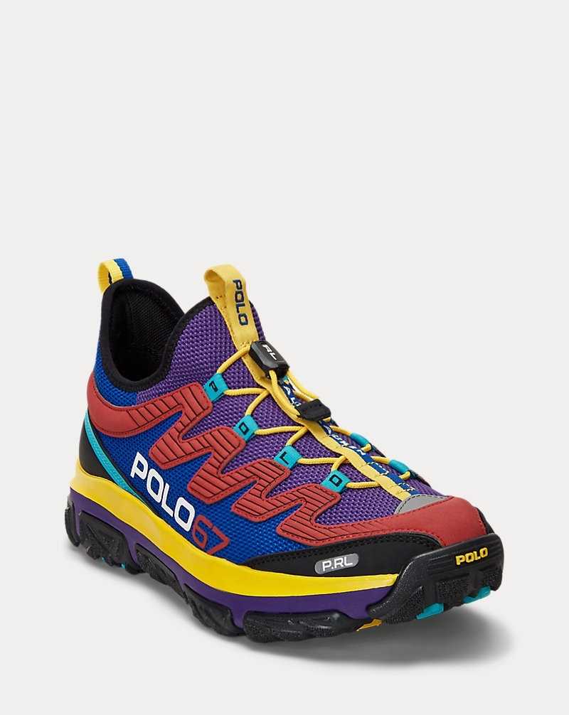 Tenis Ralph Lauren Adventure 300LT Hombre Morados | BWCKMHP-97 - vista 2