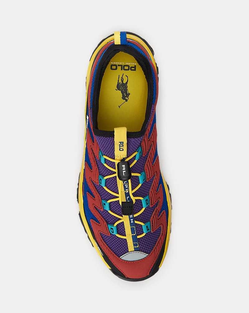 Tenis Ralph Lauren Adventure 300LT Hombre Morados | BWCKMHP-97 - vista 4