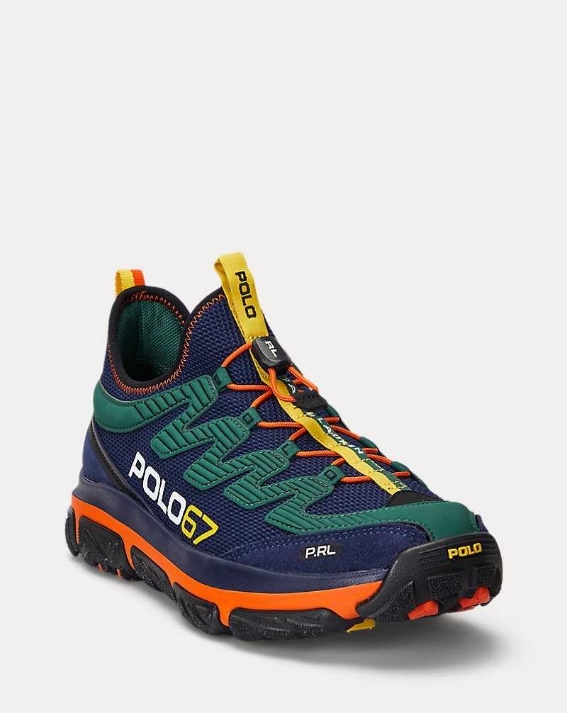 Tenis Ralph Lauren Adventure 300LT Hombre Navy/green/orange | BFWYIDZ-73 - vista 2