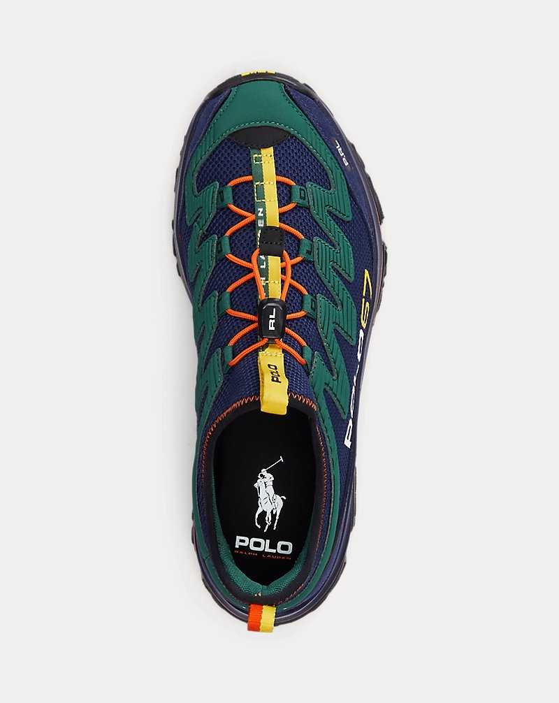 Tenis Ralph Lauren Adventure 300LT Hombre Navy/green/orange | BFWYIDZ-73 - vista 4