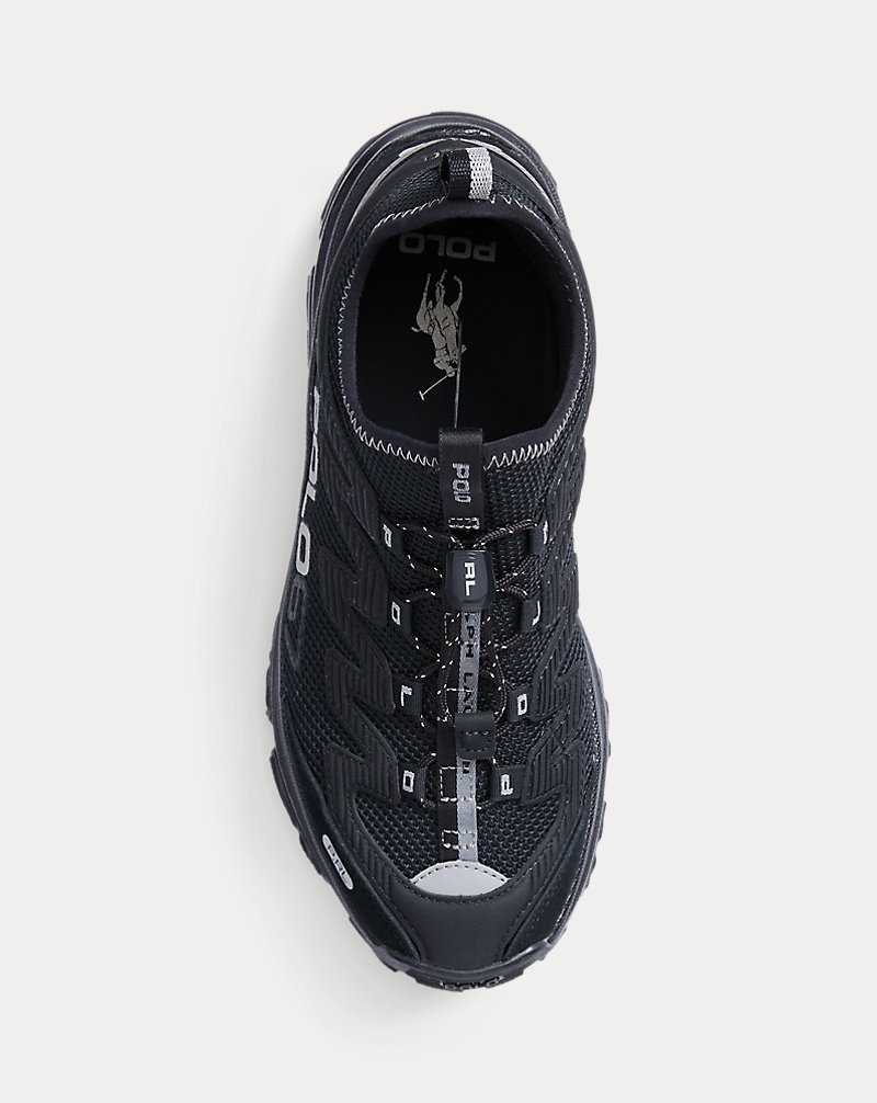 Tenis Ralph Lauren Adventure 300LT Mujer Black/Black | BDONKQW-35 - vista 4