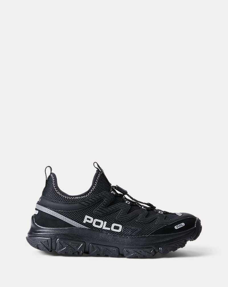 Tenis Ralph Lauren Adventure 300LT Mujer Black/Black | BDONKQW-35 - vista 1
