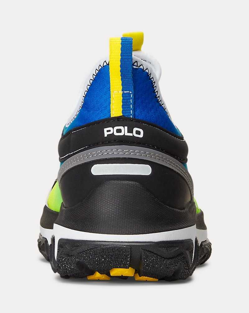 Tenis Ralph Lauren Adventure 300LT Mujer Green/yellow Gradiant | PIANEDS-82 - vista 3