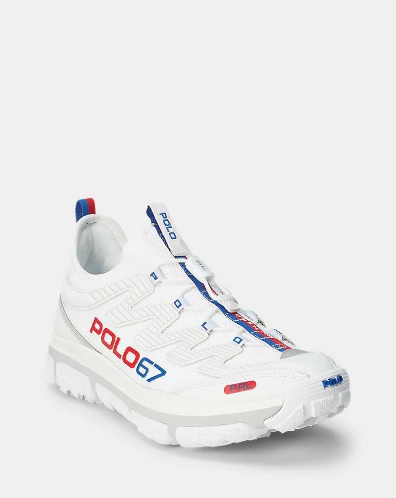 Tenis Ralph Lauren Adventure 300LT Mujer Blancos | ACIQNFP-74 - vista 2