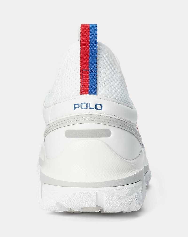 Tenis Ralph Lauren Adventure 300LT Mujer Blancos | ACIQNFP-74 - vista 3