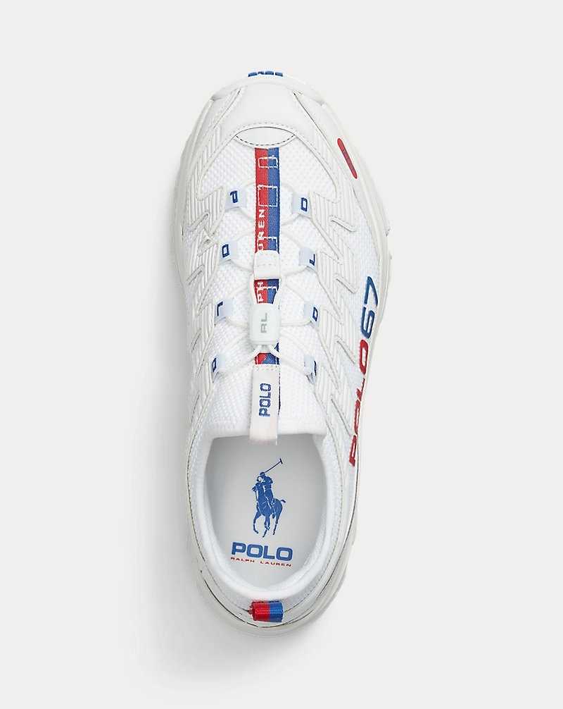 Tenis Ralph Lauren Adventure 300LT Mujer Blancos | ACIQNFP-74 - vista 4