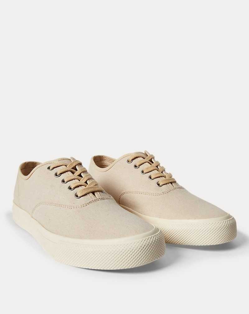 Tenis Ralph Lauren Canvas Hombre Greige | THCYPVN-29 - vista 2