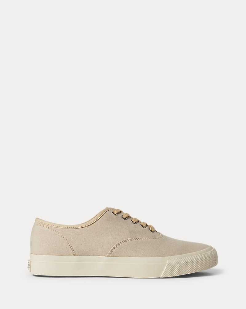 Tenis Ralph Lauren Canvas Hombre Greige | THCYPVN-29 - vista 1