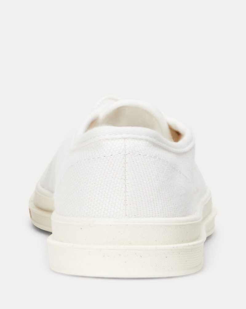 Tenis Ralph Lauren Essence 100 Canvas Cap-Toe Mujer Blancos | ZHICVMJ-36 - vista 3
