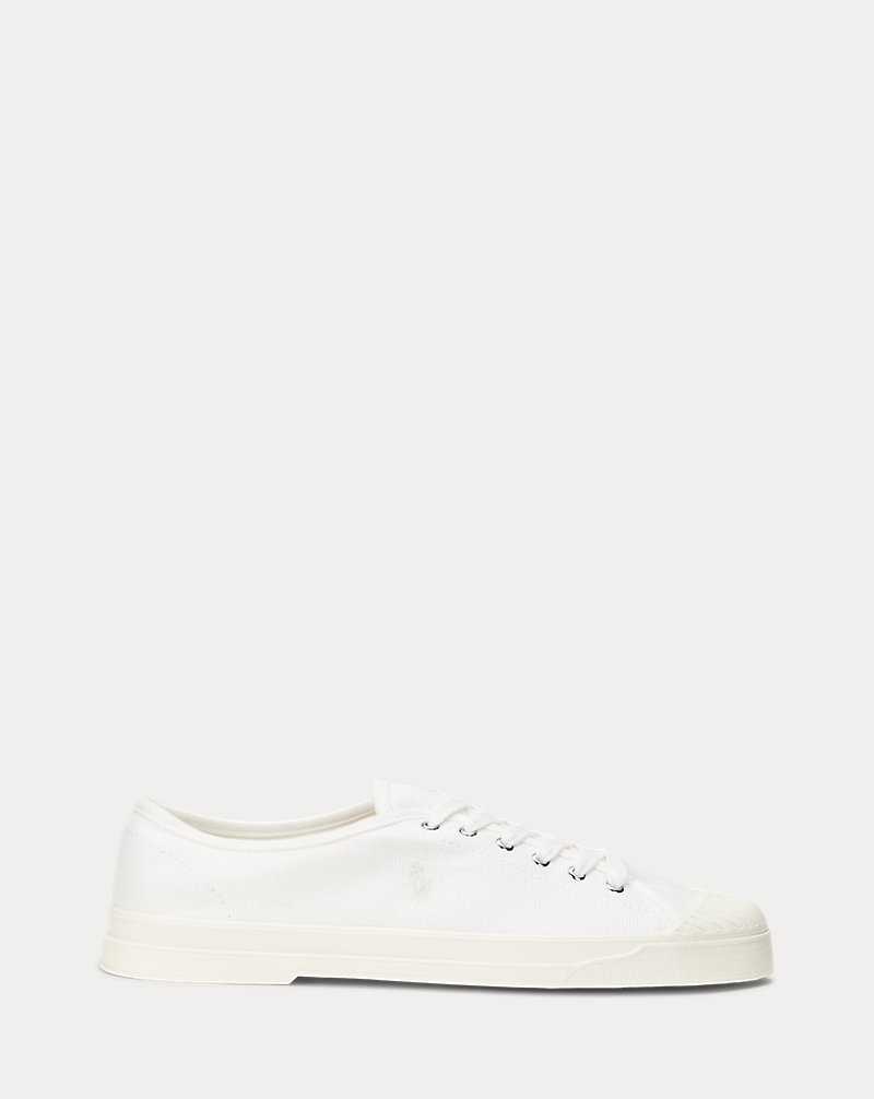 Tenis Ralph Lauren Essence 100 Canvas Cap-Toe Mujer Blancos | ZHICVMJ-36 - vista 1