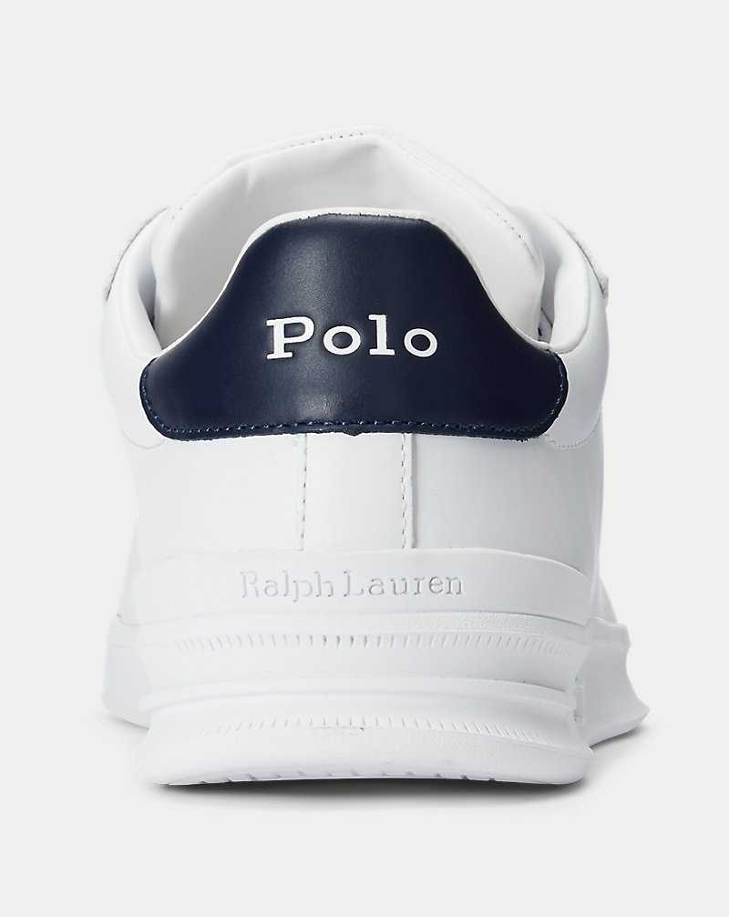 Tenis Ralph Lauren Heritage Court II Leather Hombre Azul Marino | YRODVXT-95 - vista 3