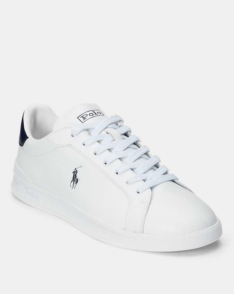 Tenis Ralph Lauren Heritage Court II Leather Hombre Azul Marino | YRODVXT-95 - vista 5