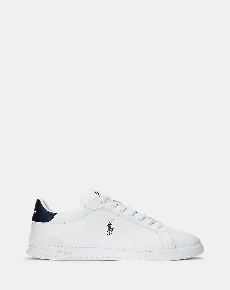 Tenis Ralph Lauren Heritage Court II Leather Hombre Azul Marino | YRODVXT-95 - vista 1
