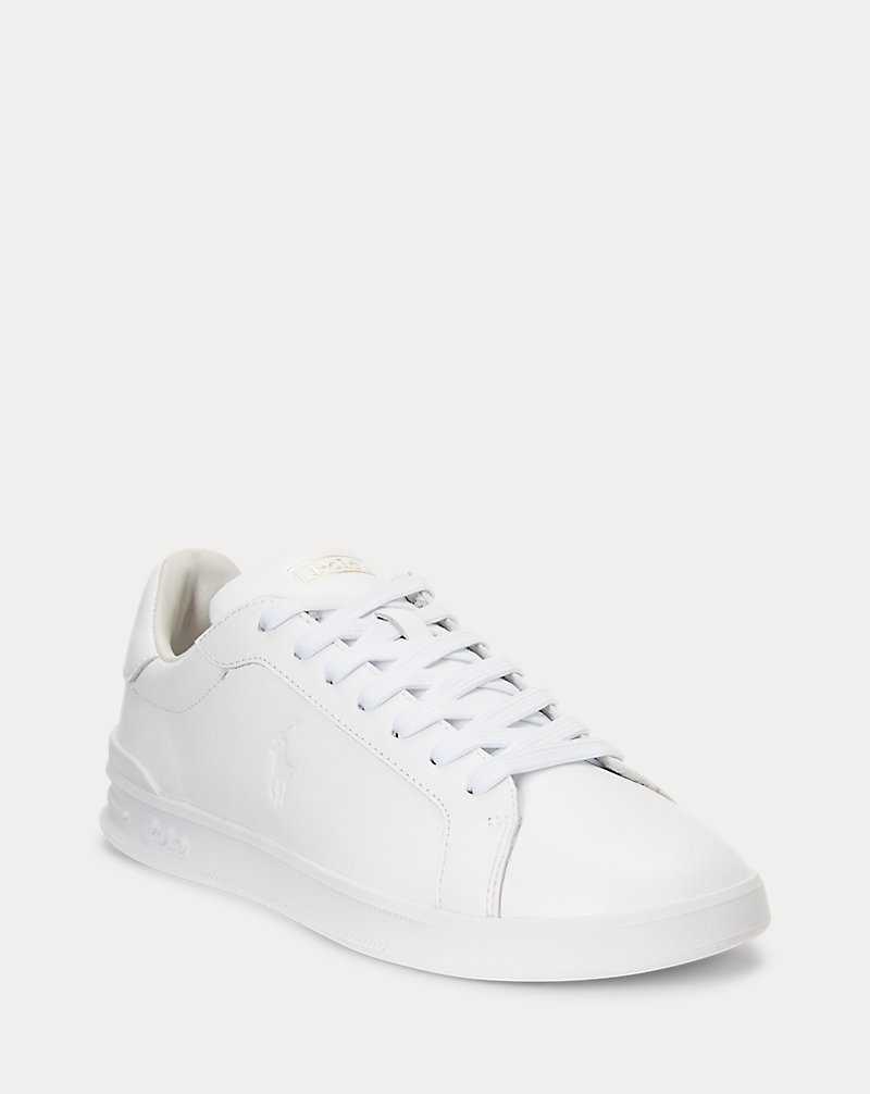 Tenis Ralph Lauren Heritage Court II Leather Mujer Blancos | FRKWHVP-91 - vista 2