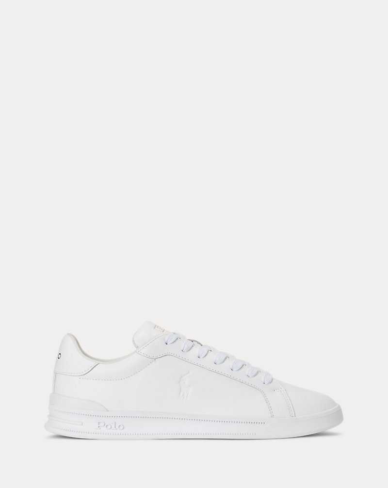 Tenis Ralph Lauren Heritage Court II Leather Mujer Blancos | FRKWHVP-91 - vista 1