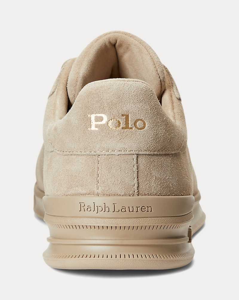Tenis Ralph Lauren Heritage Court II Suede Hombre Milkshake | BCEYKDJ-09 - vista 3