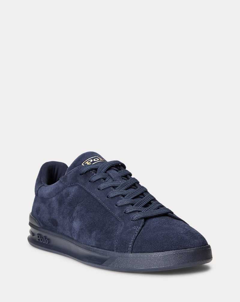 Tenis Ralph Lauren Heritage Court II Suede Hombre Azul Marino | PJAVRWO-24 - vista 2