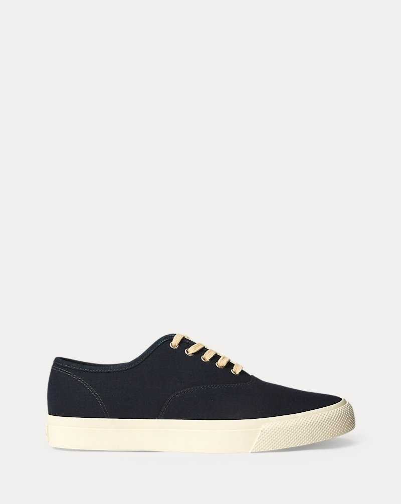 Tenis Ralph Lauren Indigo Canvas Hombre Azules | ZSTOECW-06 - vista 1