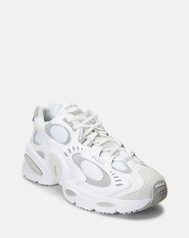 Tenis Ralph Lauren Modern 100 Hombre Blancos | XHCGRWB-75 - vista 2