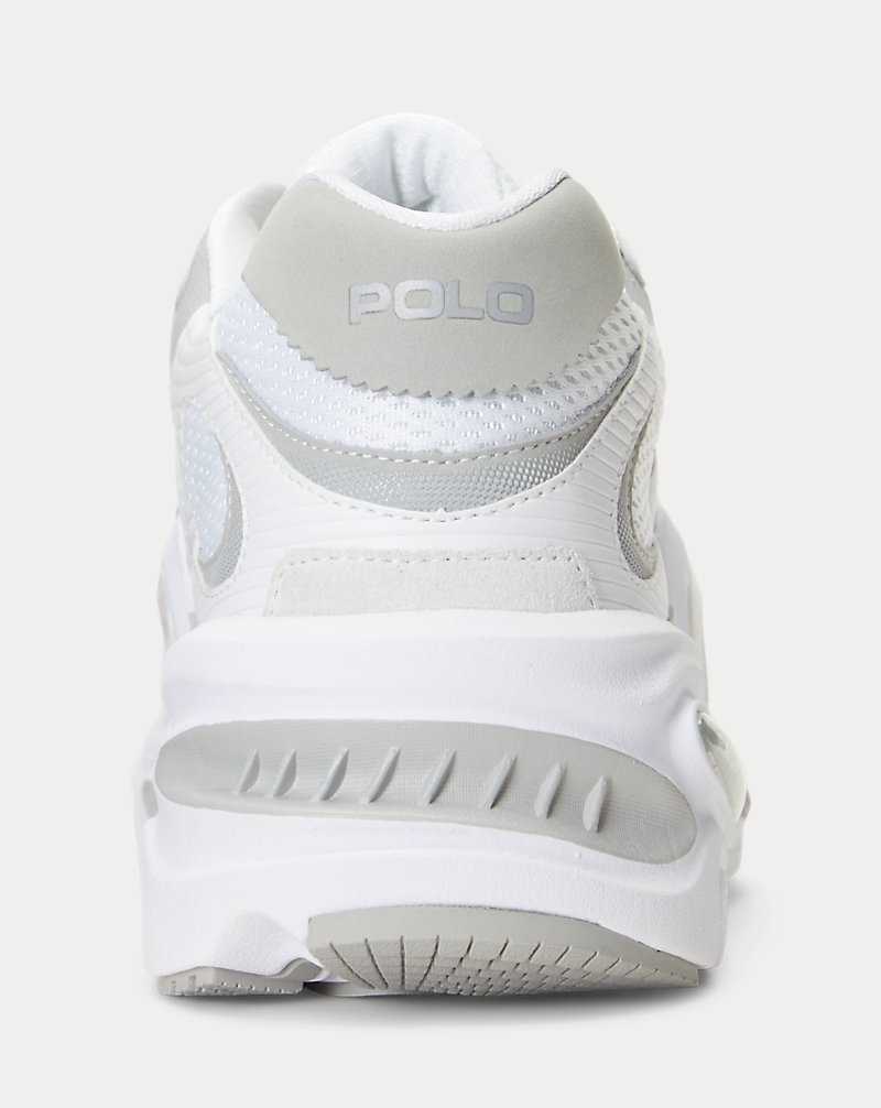Tenis Ralph Lauren Modern 100 Hombre Blancos | XHCGRWB-75 - vista 3