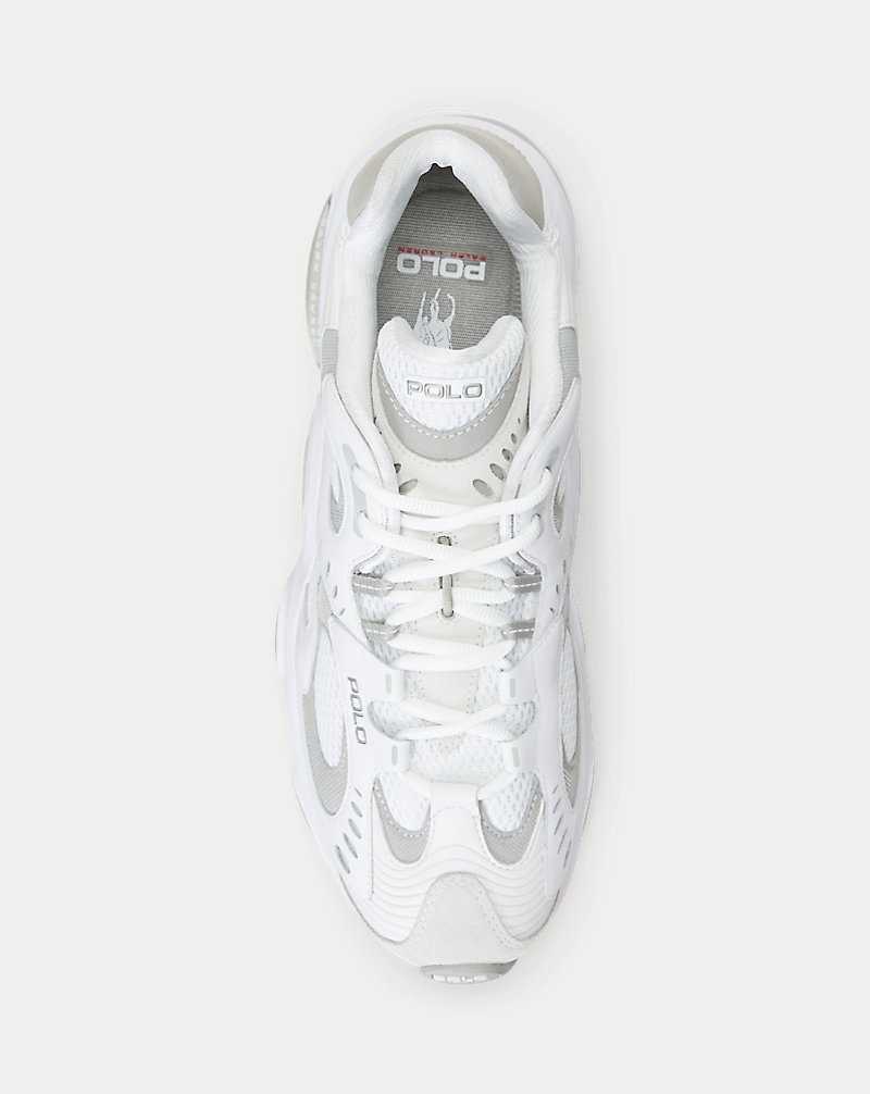 Tenis Ralph Lauren Modern 100 Hombre Blancos | XHCGRWB-75 - vista 4