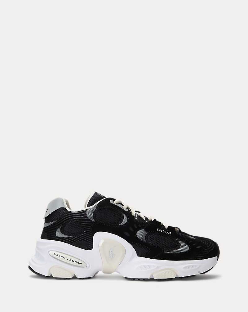 Tenis Ralph Lauren Modern 100 Hombre Black/White | UGEYTNP-52 - vista 1