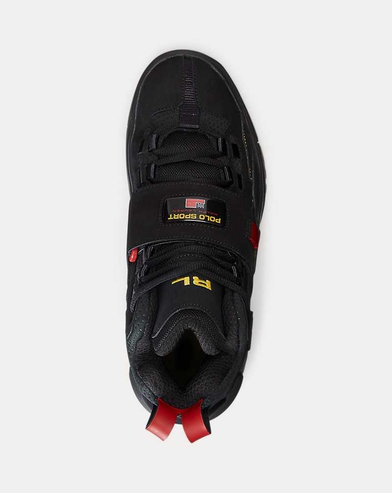 Tenis Ralph Lauren PS100 High-Top Hombre Amarillos | AGFEPXC-07 - vista 4