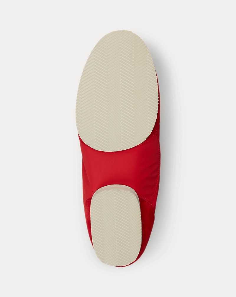 Tenis Ralph Lauren The Suede Pony Ballerina Mujer Ruby | FTWMXKU-36 - vista 5