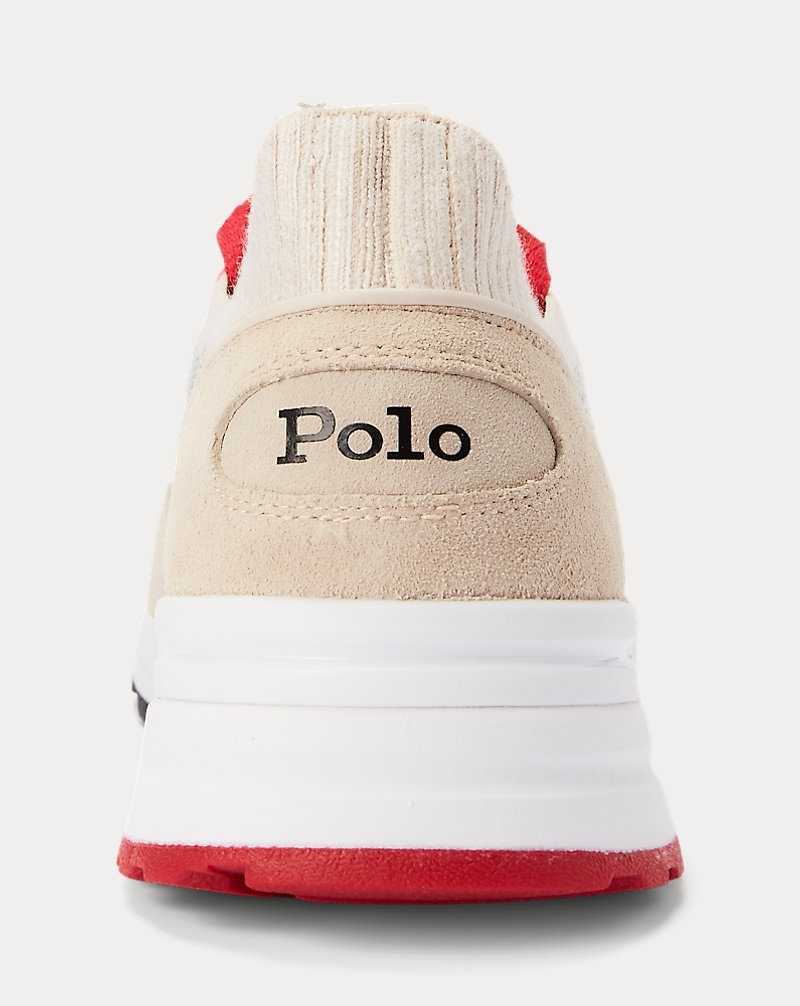Tenis Ralph Lauren Trackster 200II Knit Hombre Grises Claro | CFXNIRH-47 - vista 3