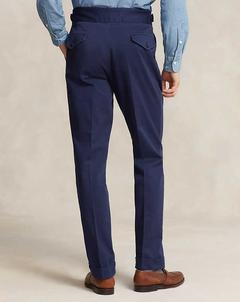 Trajes Ralph Lauren Buckled Chino Hombre Azul Marino | KXWOEBN-08 - vista 4