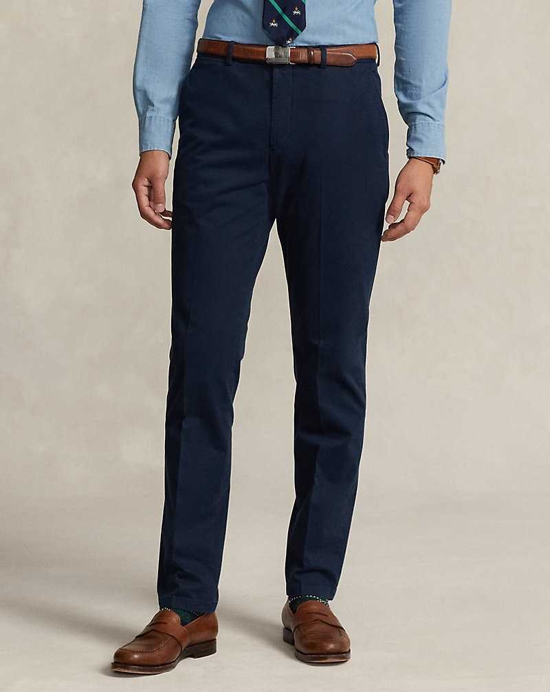 Trajes Ralph Lauren Garment-Dyed Stretch Chino Hombre Azul Marino | WFGTXJE-36 - vista 3