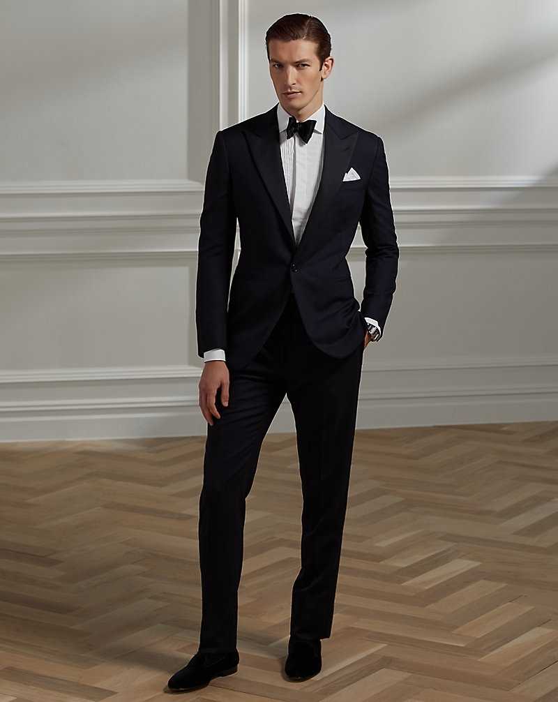 Trajes Ralph Lauren Gregory Barathea Peak Tuxedo Hombre Azul Marino | MVUQRDN-53 - vista 1