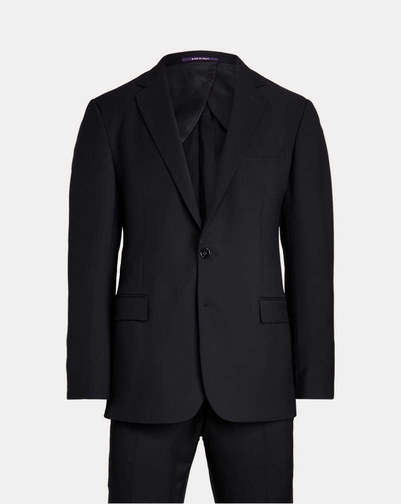 Trajes Ralph Lauren Gregory Hand-Tailored Wool Twill Hombre Azul Marino | RLMNEAZ-75 - vista 2