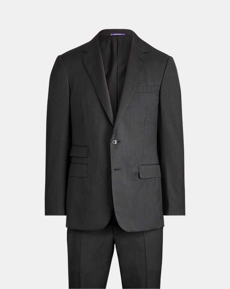 Trajes Ralph Lauren Gregory Hand-Tailored Wool Serge Hombre Charcoal | LCZKWSG-42 - vista 2
