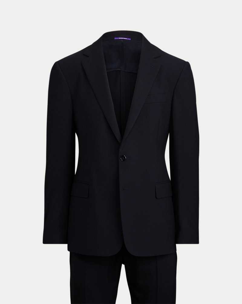 Trajes Ralph Lauren Gregory Hand-Tailored Wool Twill Hombre Azul Marino | NHXPDFZ-01 - vista 2