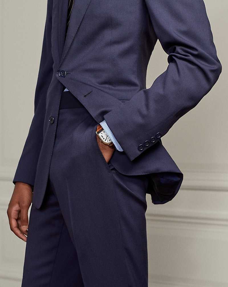 Trajes Ralph Lauren Gregory Handmade Wool Gabardine Hombre Azul Marino | LUTXAFN-51 - vista 5