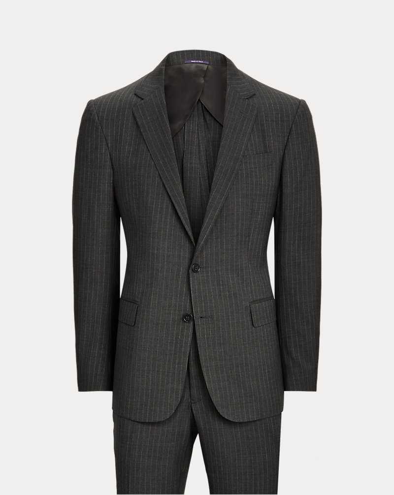 Trajes Ralph Lauren Gregory Pinstripe Wool Twill Hombre Azules | GYNIQSA-94 - vista 2