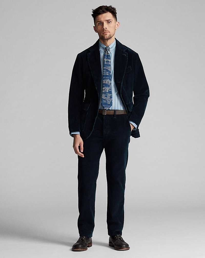 Trajes Ralph Lauren Indigo Corduroy Hombre Azules | XUBHKYZ-87 - vista 2