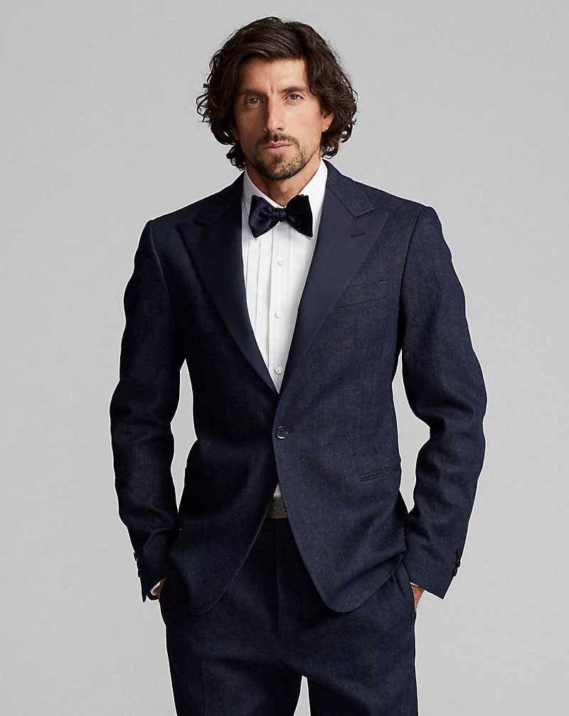 Trajes Ralph Lauren Indigo Denim Tuxedo Hombre Azules | AZDXKMT-82 - vista 2