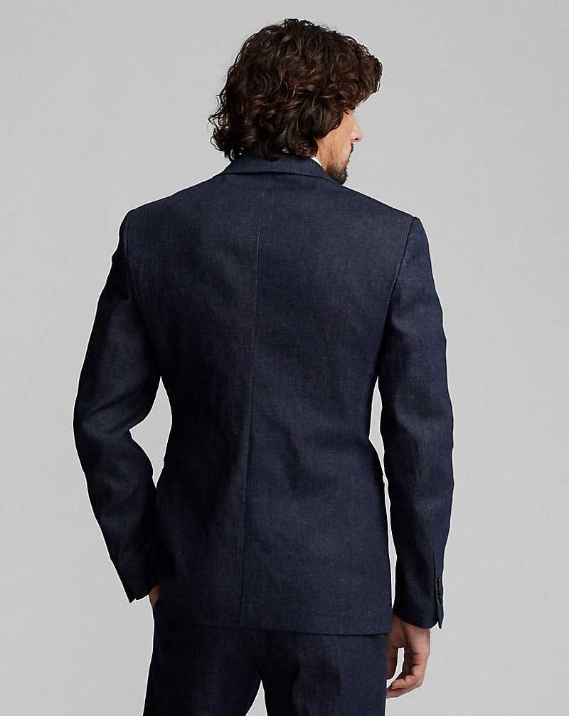 Trajes Ralph Lauren Indigo Denim Tuxedo Hombre Azules | AZDXKMT-82 - vista 4