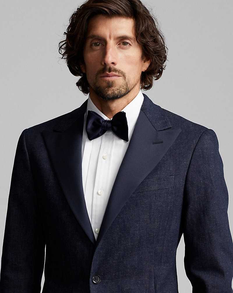 Trajes Ralph Lauren Indigo Denim Tuxedo Hombre Azules | AZDXKMT-82 - vista 5