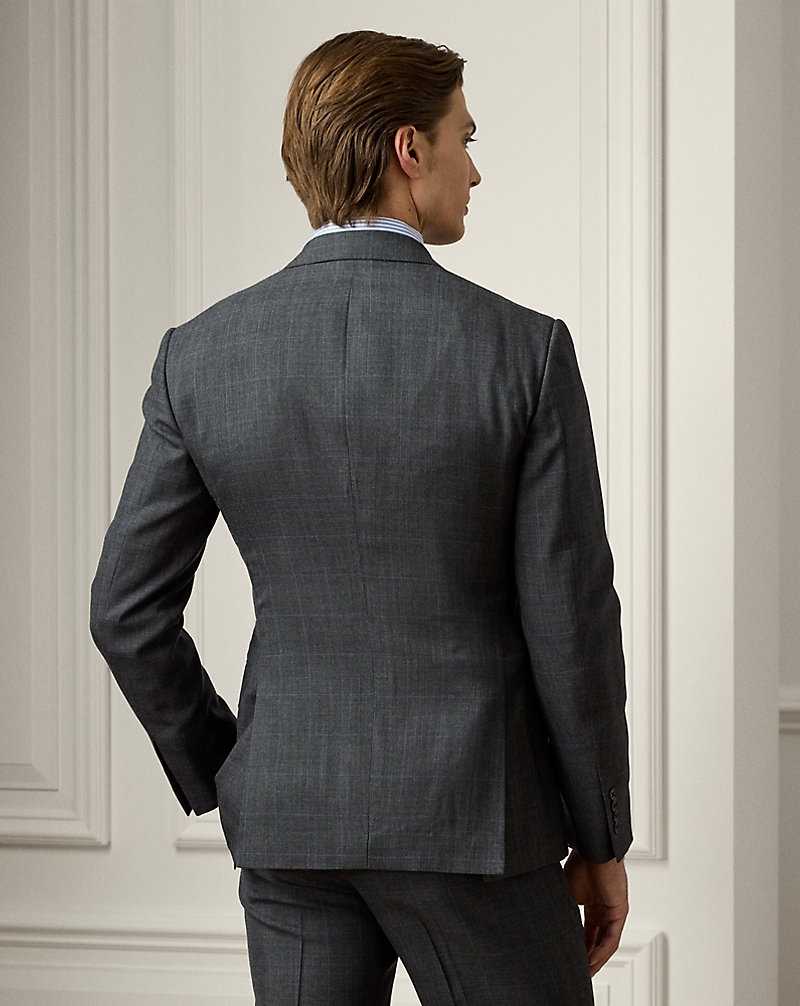Trajes Ralph Lauren Kent Hand-Tailored Glen Plaid Hombre Grises | ZPSQAEW-82 - vista 4