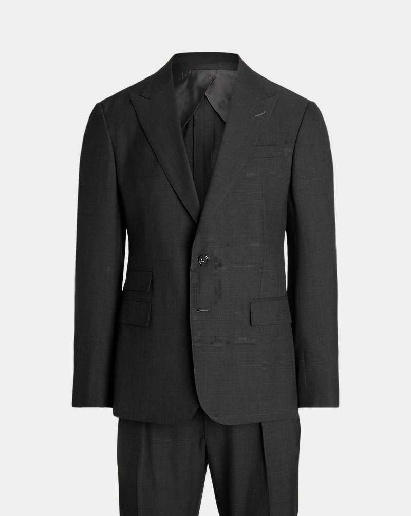 Trajes Ralph Lauren Kent Hand-Tailored Glen Plaid Hombre Grises | IOSZVMX-83 - vista 2