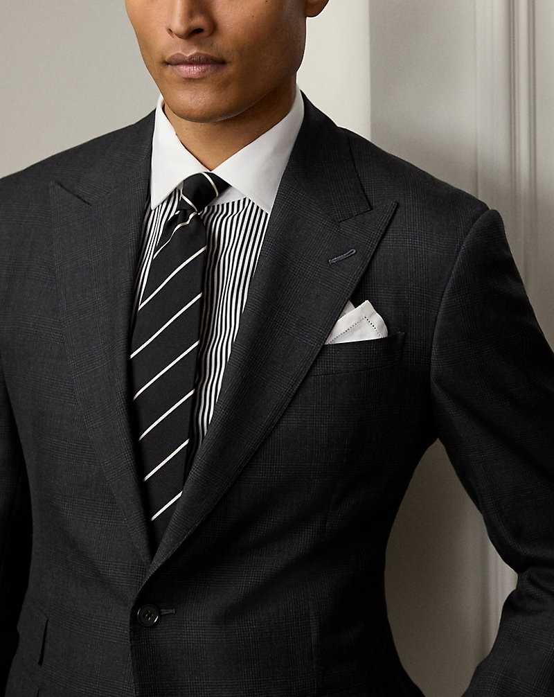 Trajes Ralph Lauren Kent Hand-Tailored Glen Plaid Hombre Grises | IOSZVMX-83 - vista 5