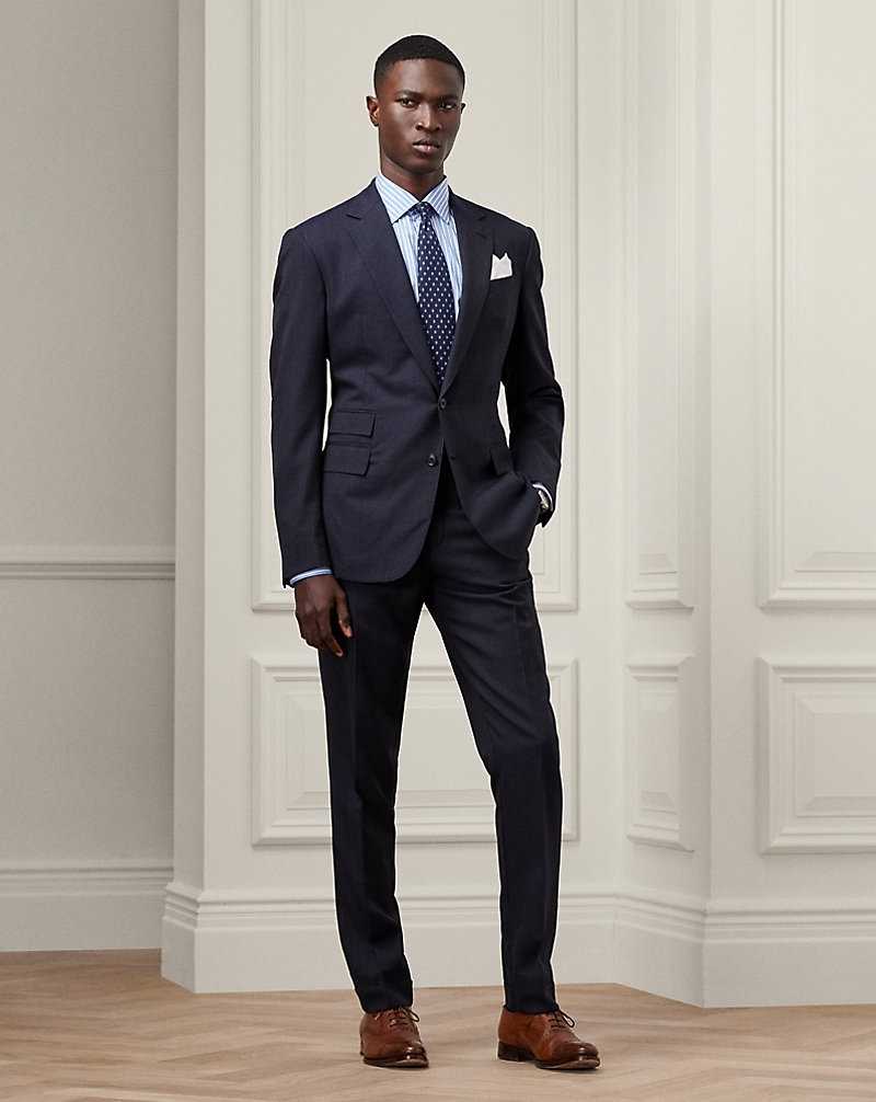 Trajes Ralph Lauren Kent Hand-Tailored Nailhead Hombre Navy/Grey | ACPDTMB-27 - vista 1
