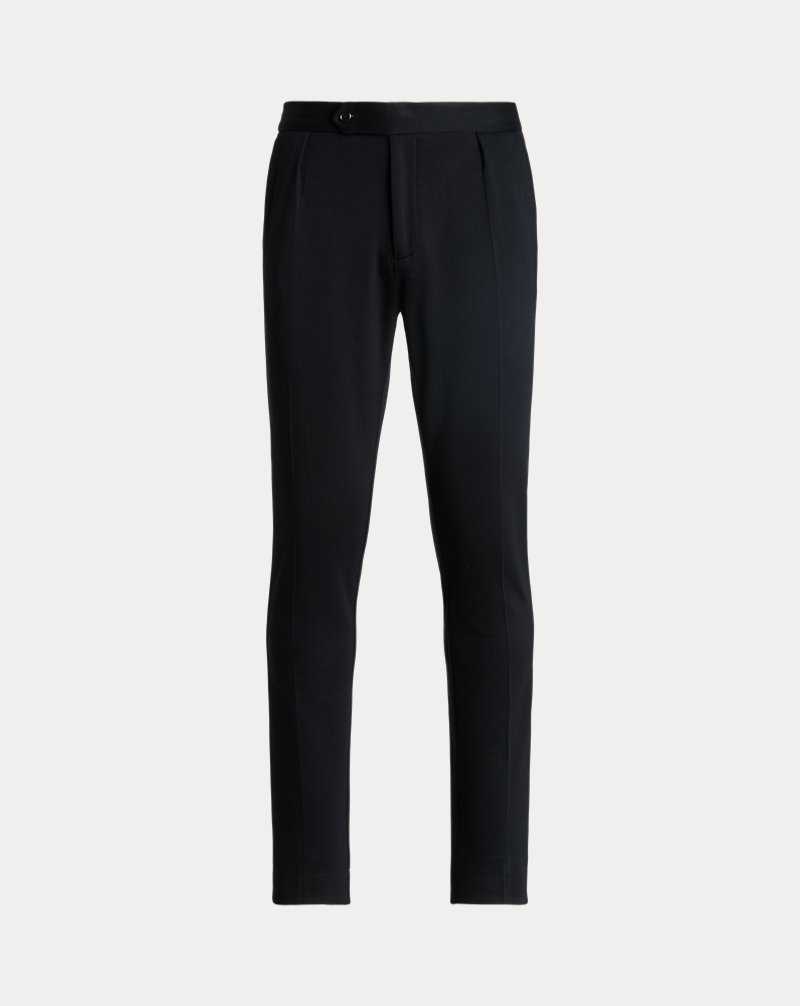 Trajes Ralph Lauren Pleated Knit Mesh Hombre Negros | NKFLJZC-86 - vista 2