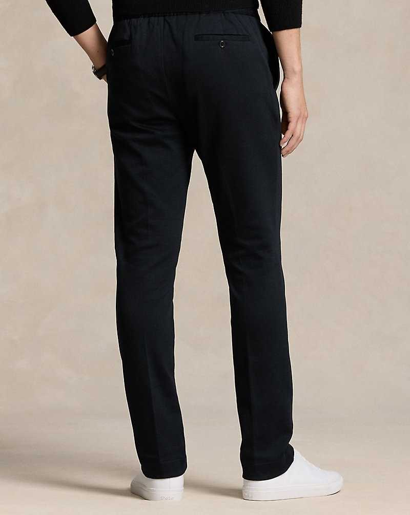 Trajes Ralph Lauren Pleated Knit Mesh Hombre Negros | NKFLJZC-86 - vista 4